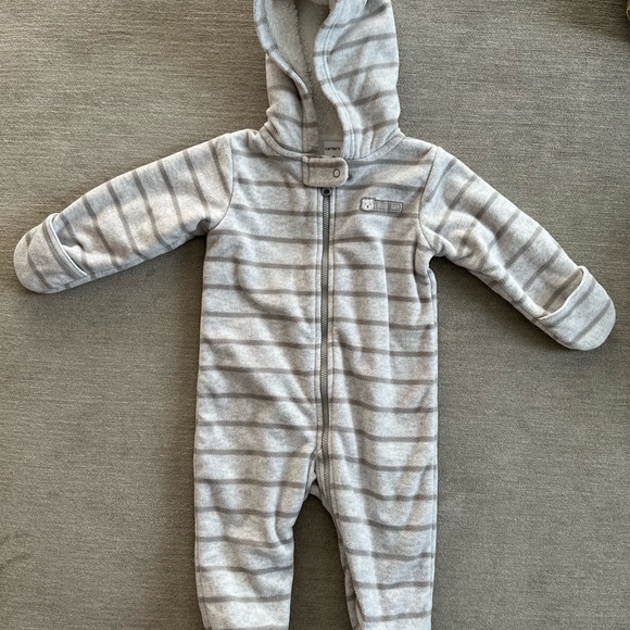 Carters striped bunting onesie 9 - Picture 1 of 3